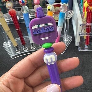 Purple Cars Character Pen for Kids